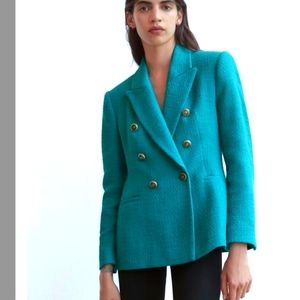 New Zara double breasted blazer